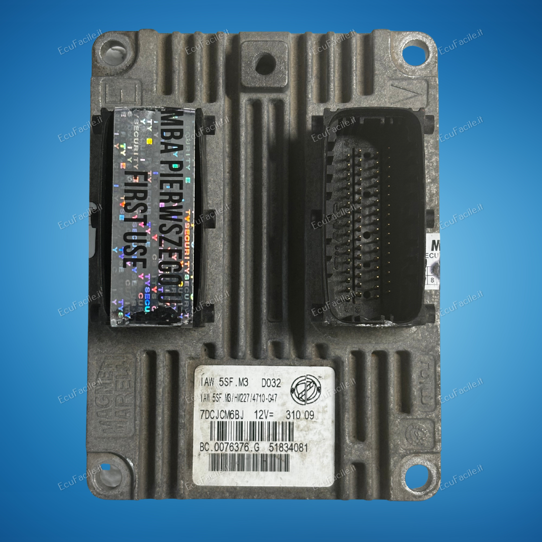 Ecu centralina fiat idea musa iaw 5sf.m3 51834081 HW227 4710-G47