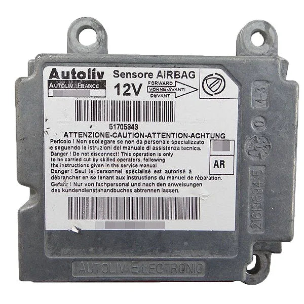 Fiat doblo airbag ecu 01-05 autoliv 51705343 550903400