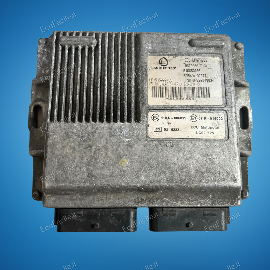 ECU OPEL ASTRA GPL LPG 1.6 616650000 Z16XER SW OP202043G34