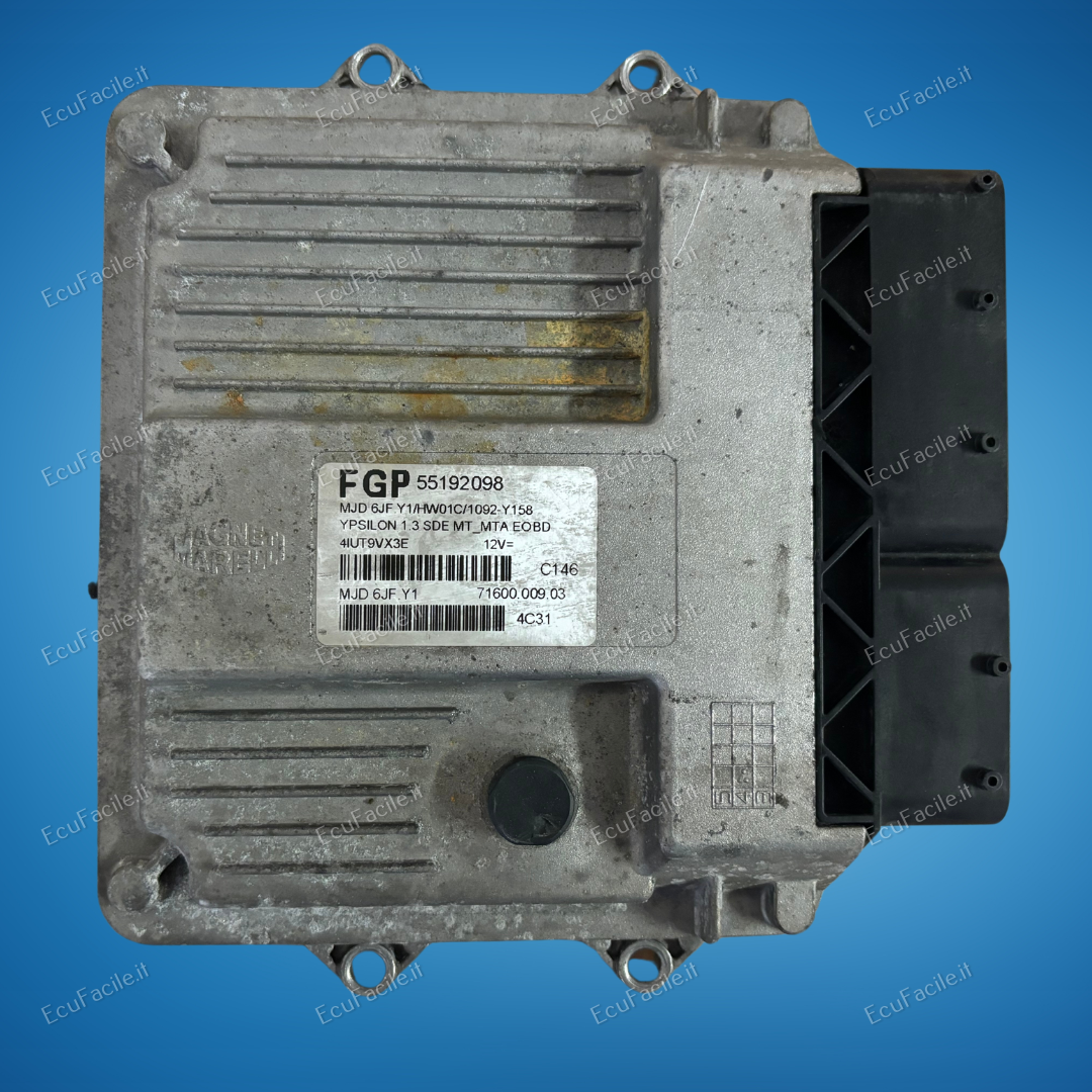 ECU LANCIA YPSILON Y 1.3 - 55192098 MJD6JF..Y1 HW01C 7160000903