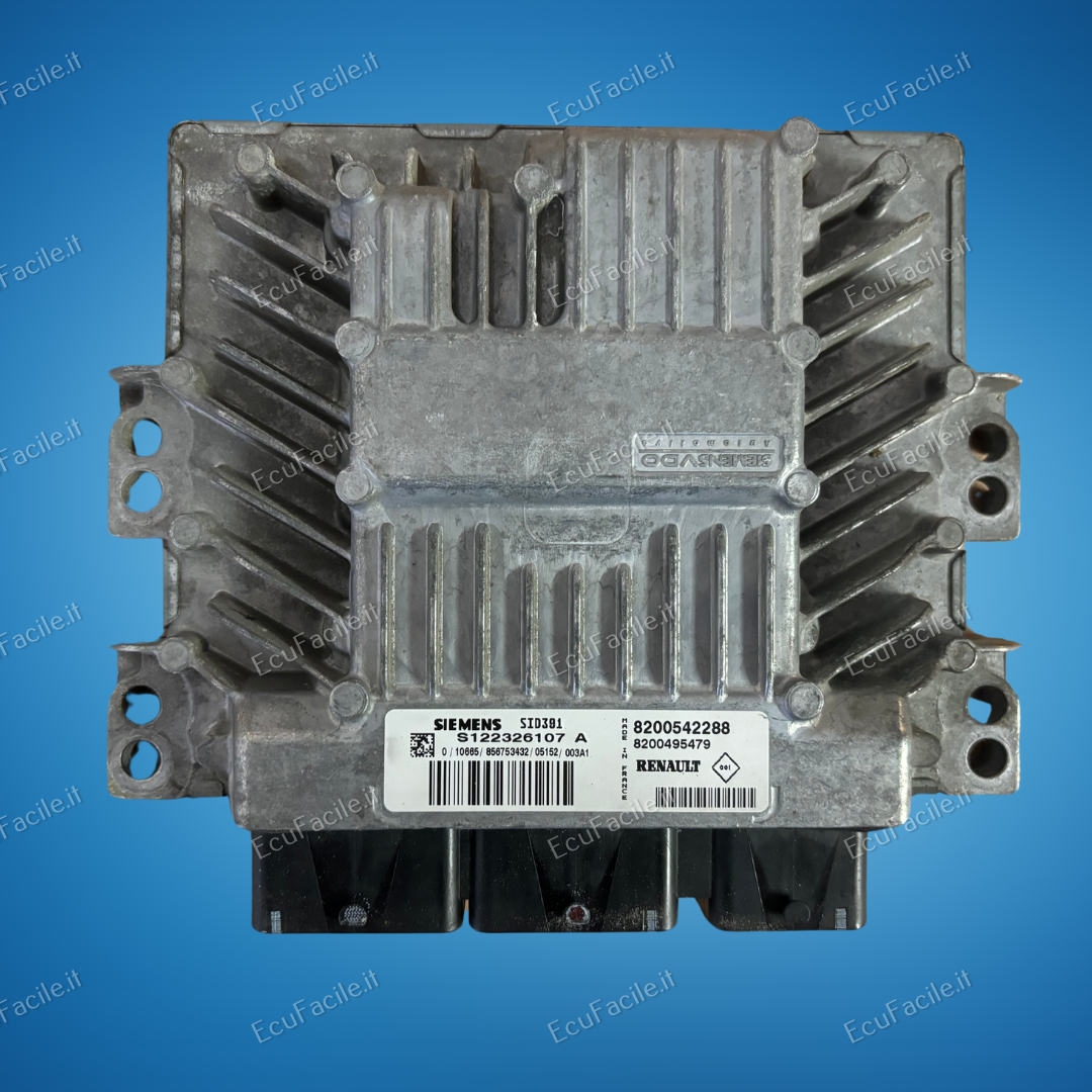 ECU RENAULT MEGANE 1.5 DCI S122326107 A S122326107A 8200542288 SID381