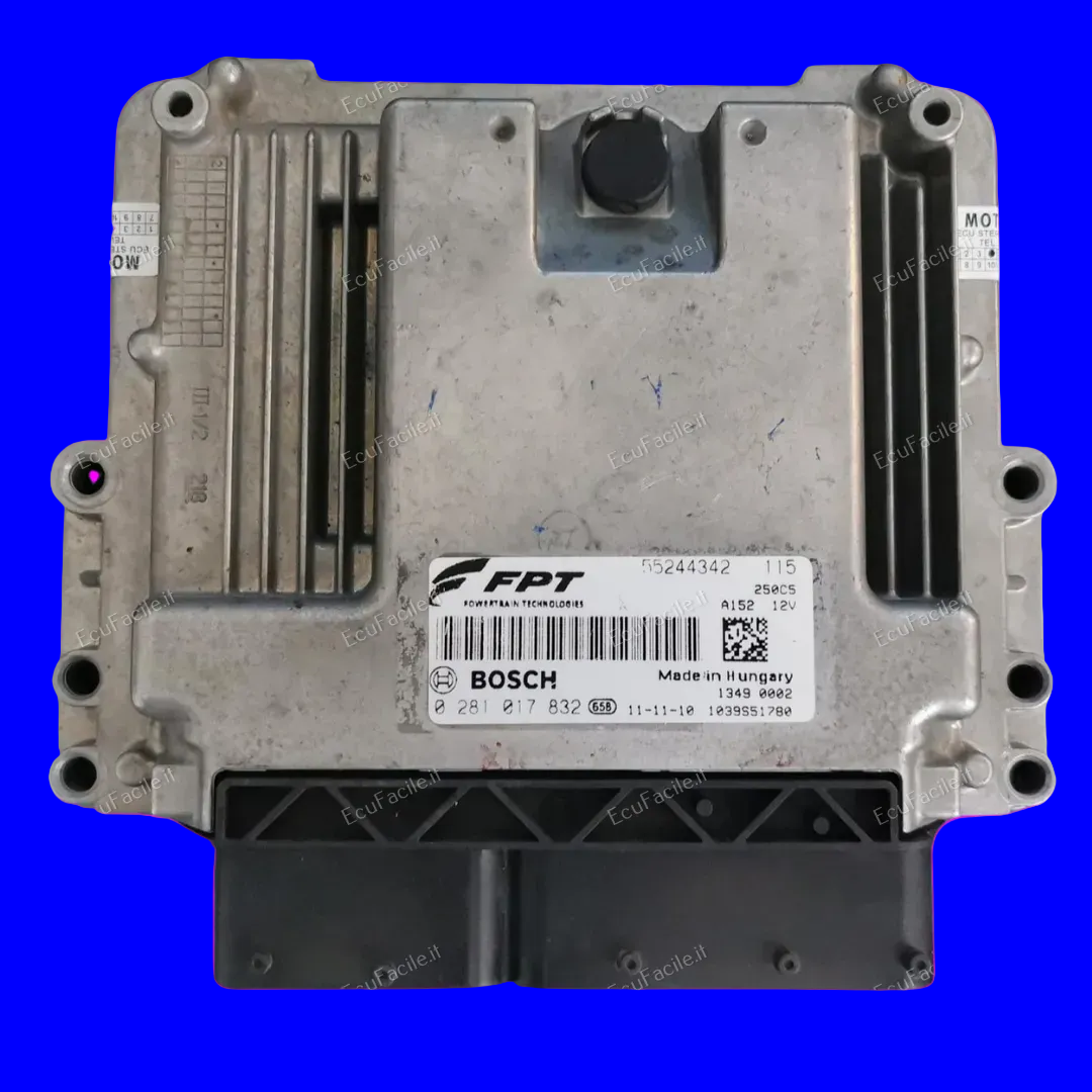 ECU FIAT DUCATO 2.8 JTD FPT 0281017832 55244342 EDC 17C49-3.52