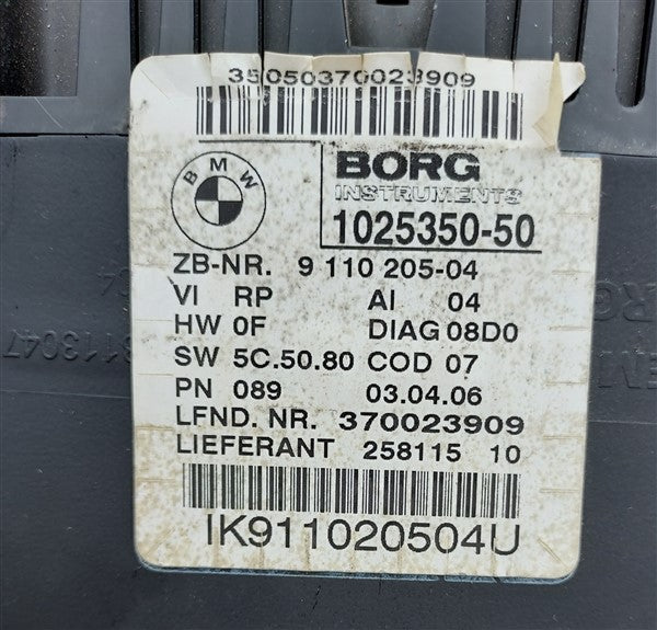 BMW 3 Touring (E9 Tachimetro Quadro strumenti 1025350-50