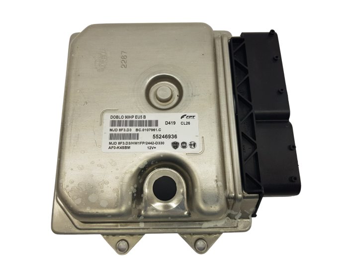 ECU FIAT DOBLO 1.3 90HP 55246936 MJD 8F3.D3 HW1FP