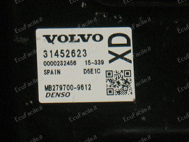 Ecu centralina motore volvo 31452623 xd mb279700-9612 d5e1c