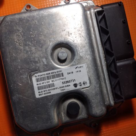 centralina motore g.punto 85 HP mjd 8f3 HW 1FL 3044--GH04 55260731