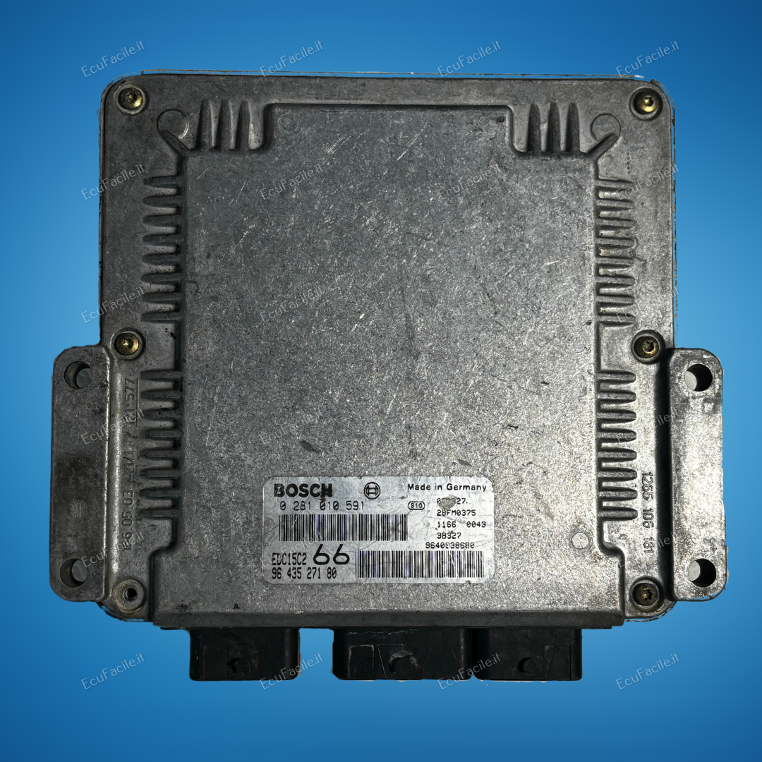 ECU CITROEN PEUGEOT FIAT 2.0 HDI 0281010591 9643527180 EDC15C2