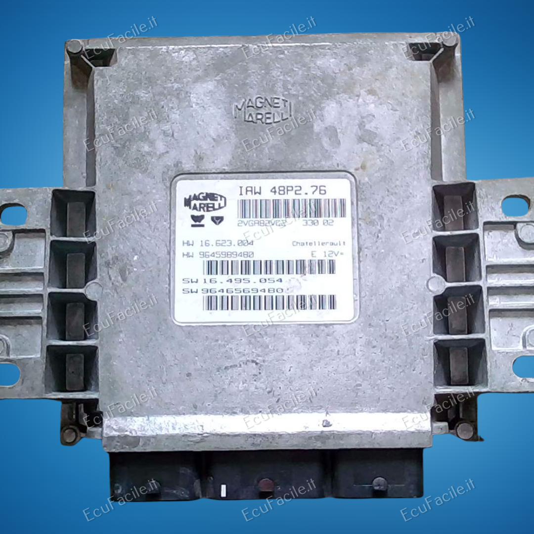 ECU Peugeot 106 206 Citroen C2 2003 IAW 48P2.76 9643707380