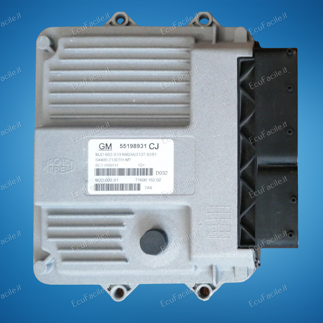 ECU CENTRALINA OPEL CORSA D 1.3 55198931 CJ HW03A MJD 603.S1