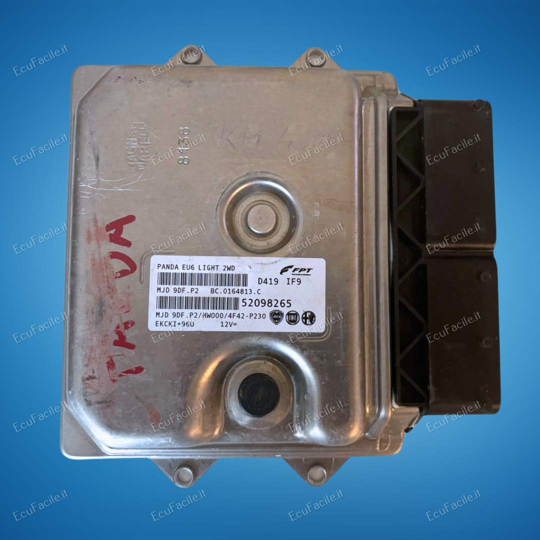 ECU FIAT PANDA 500X MARELLI FPT 52098265 eu6 MJD 9DF.P2 HW000