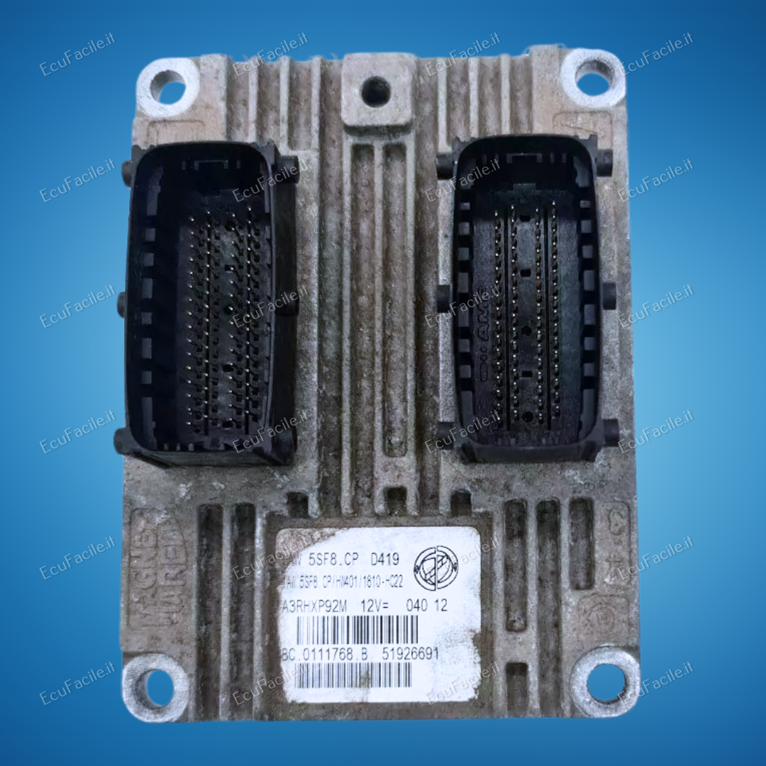 Ecu FIAT NUOVA PANDA IAW 5SF8.CP HW401 51926691