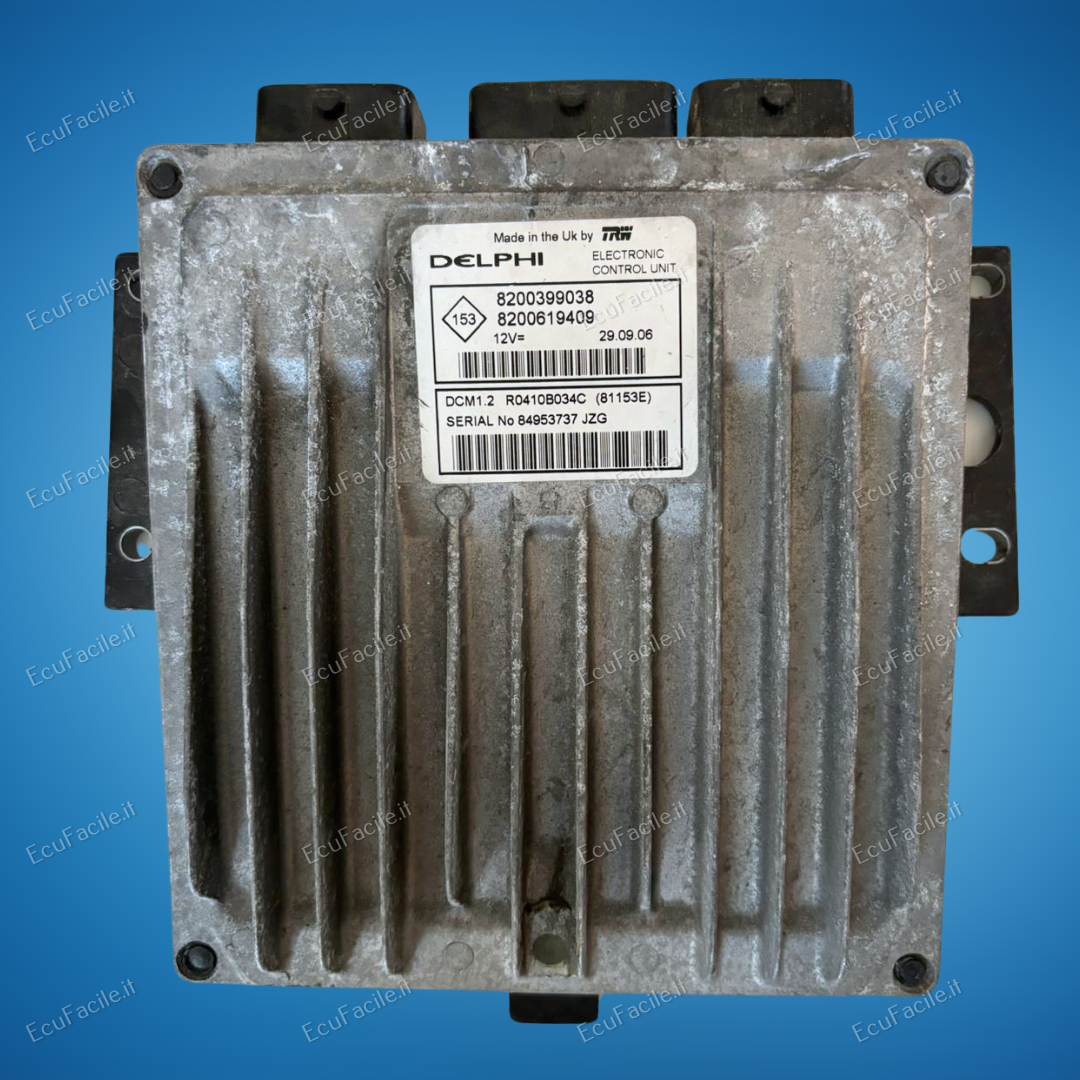 ECU kango 1.5 dci r0410b034c 8200399038 8200619409 DCM1.2