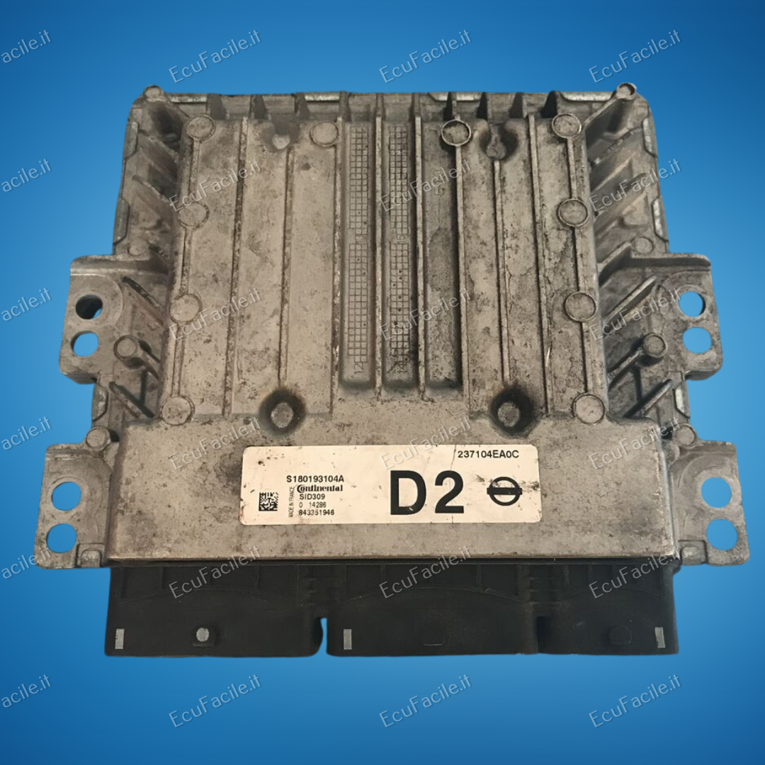 ECU QASHQAI 1.5 DCI S180193104A 843351946 237104EA0C SID309