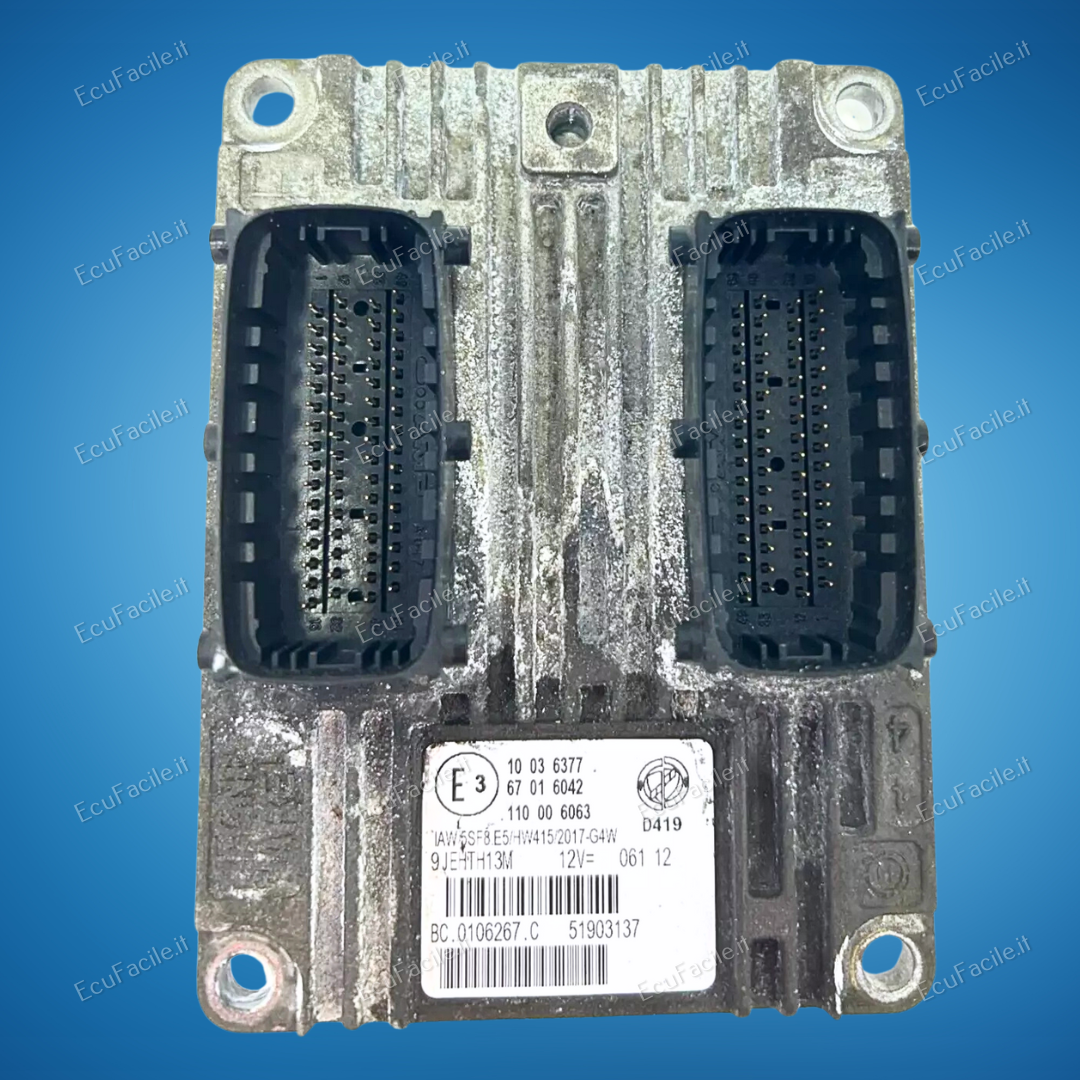 IAW 5SF8.E5 HW415 51903137 ECU FIAT IDEA LANCIA MUSA 350 MOTORE 1.4 16V