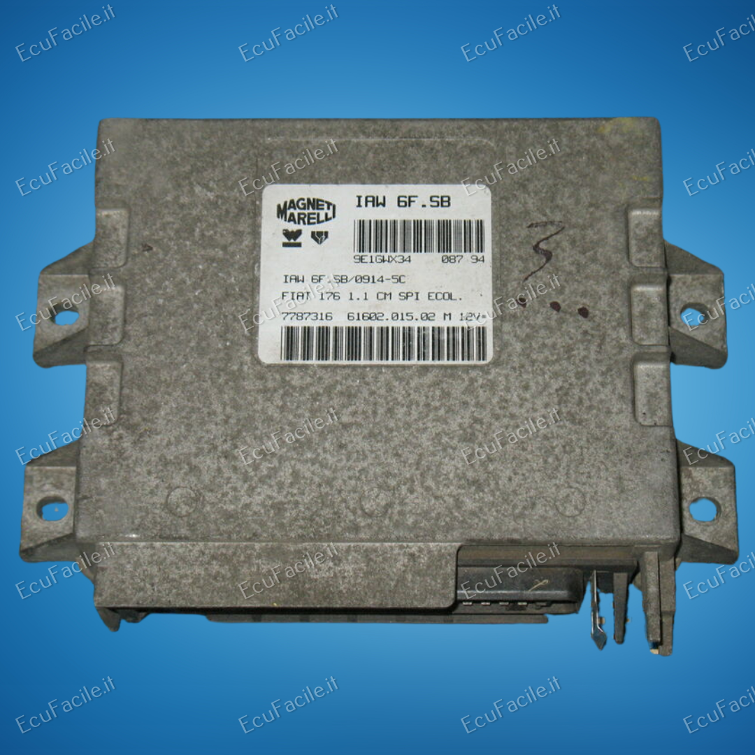 Ecu centralina motore fiat punto 1.1 iaw 6f.sb 7787316