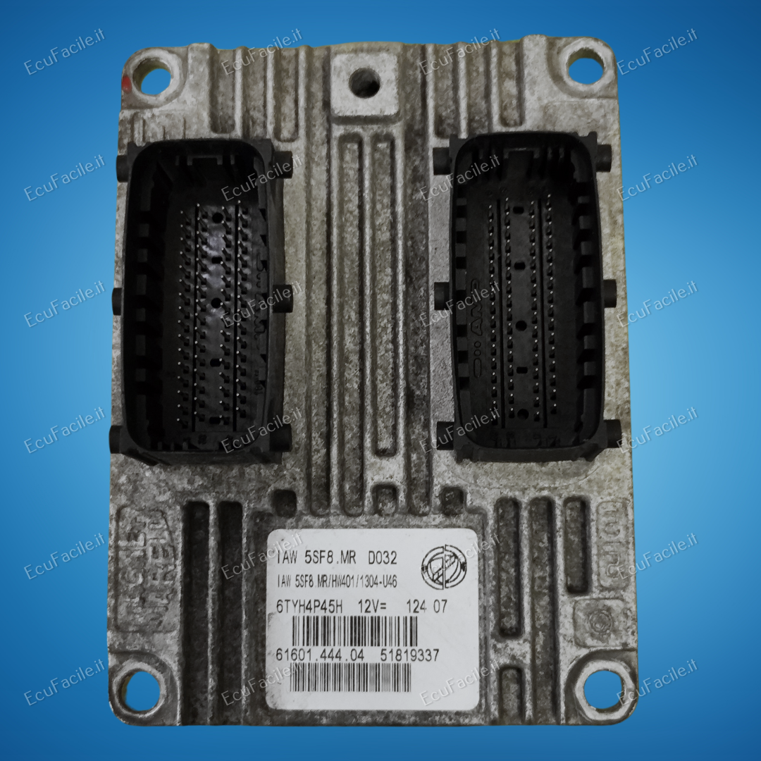 ECU CENTRALINA FIAT 500 1.2 IAW 5SF8.MR HW401 51819337