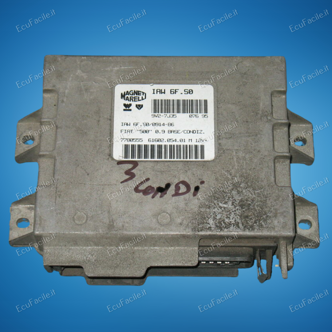 ECU 7780555 IAW 6F.S0 FIAT 500 1995 1998 IAW 6F.50/1620-59 6F Base/ Condiz