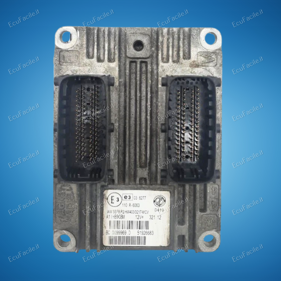 ECU Fiat Punto Evo / Grande Punto 1.4 Benzina-Metano Magneti Marelli 51926683 IAW 5SF.P2 HW403