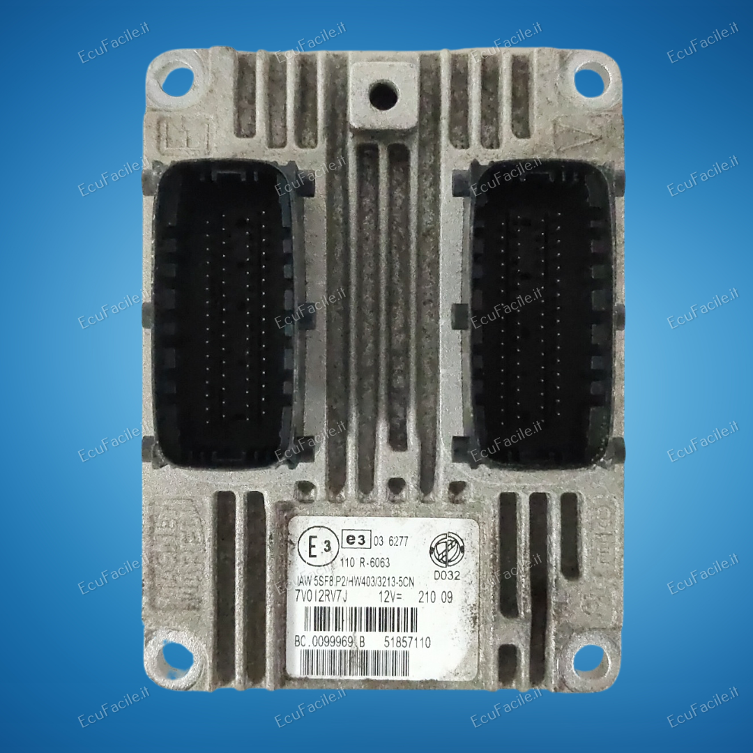 ECU CENTRALINA FIAT LANCIA metano 1.4 IAW 5SF8.P2 HW403 51857110