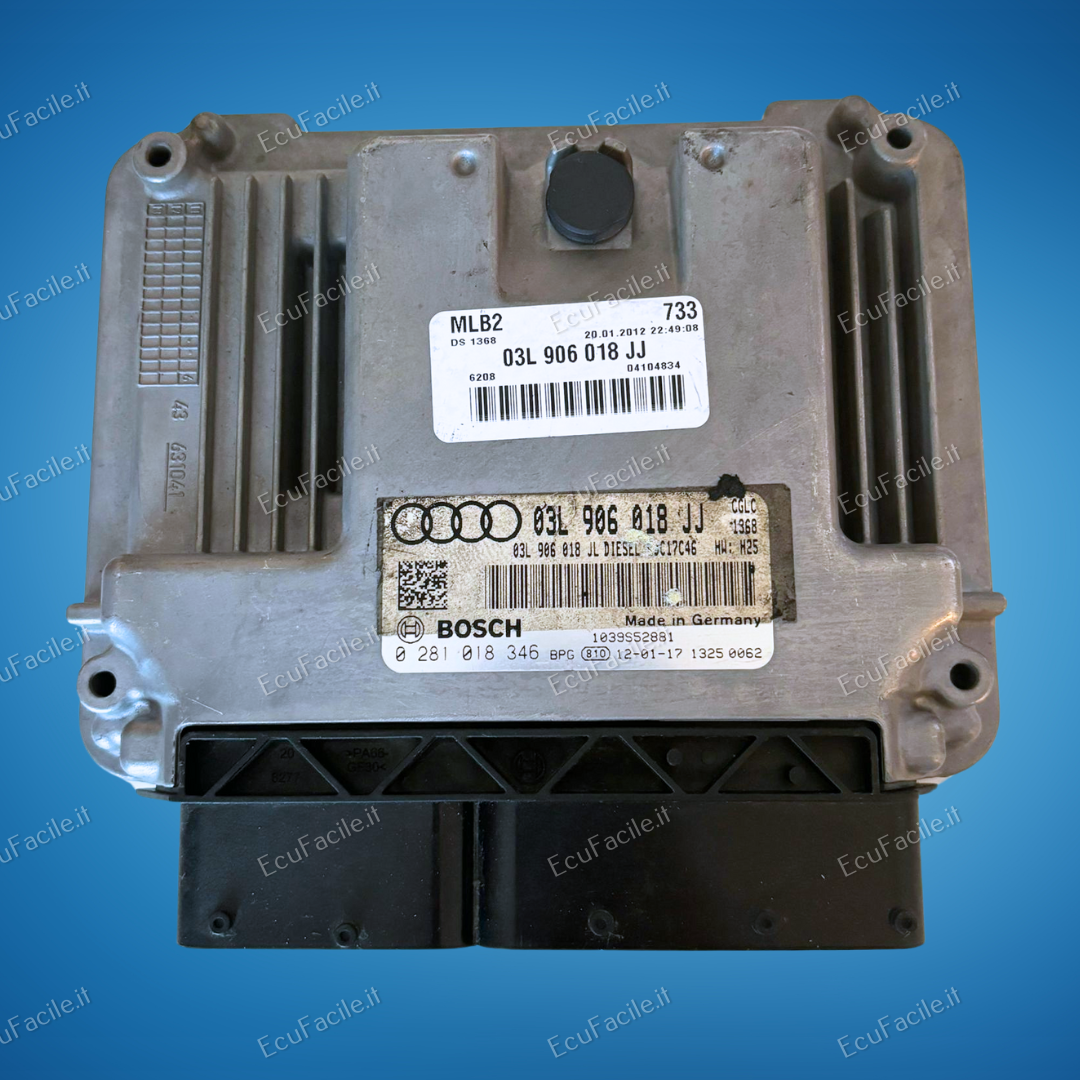 AUDI A4 A5 2.0 TDI ECU 03L906018JJ 0281018346 EDC 17C46-2.22