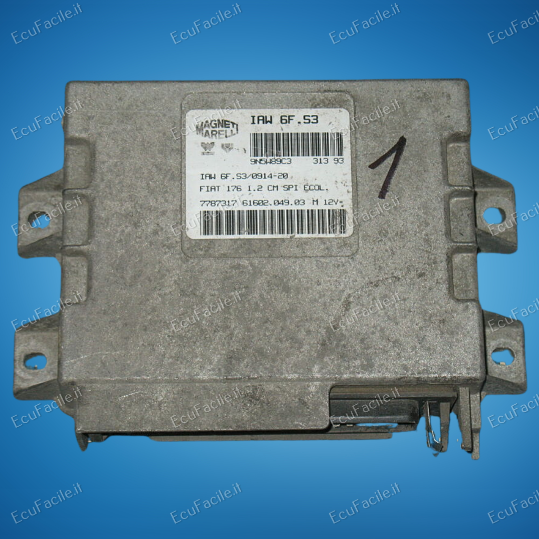 ECU CENTRALINA MOTORE FIAT 176 1.2 IAW 6F.S3 IAW6F.S3 7787317