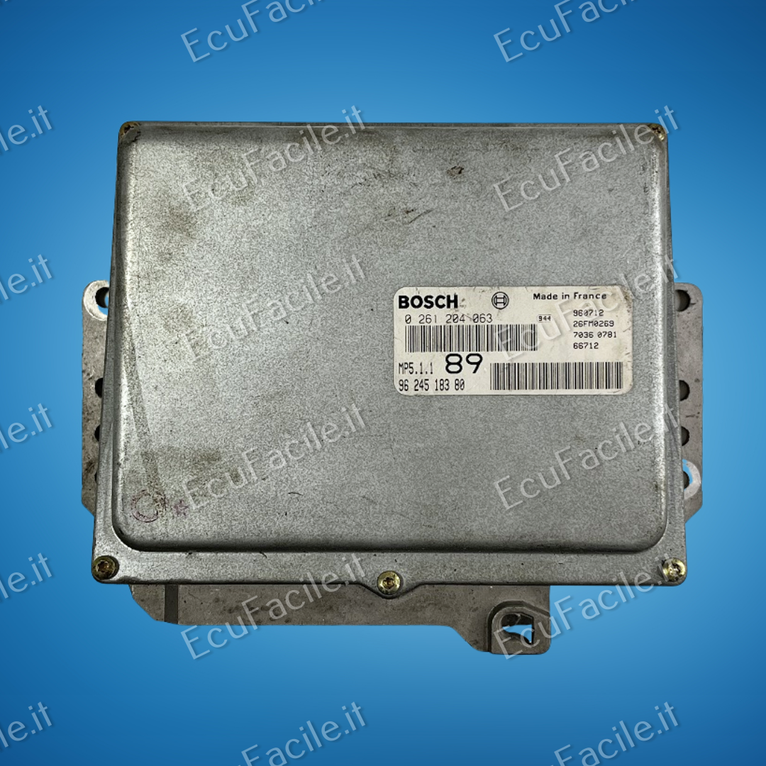 ECU CENTRALINA PEUGEOT 406 1.8 BOSCH 0261204063 9624518380 MP5.1.1