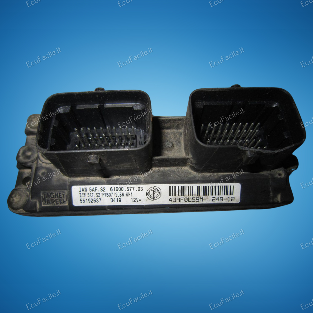 ECU CENTRALINA FIAT PANDA 1.2 IAW 5AF.S2 HW607 20B6-WH1 55192637