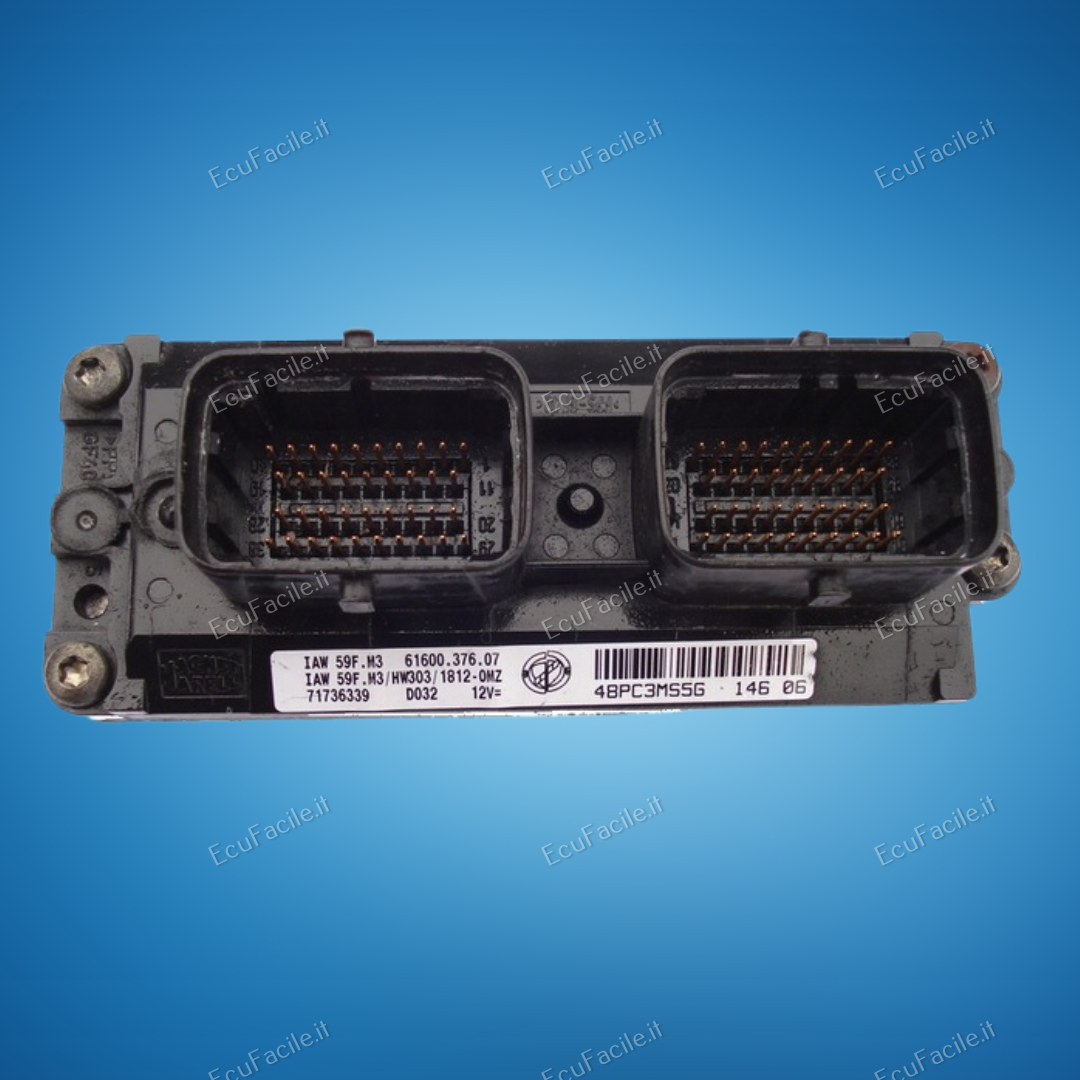 ECU Vergine FIAT PUNTO 1.2 IAW 59F.M3 HW303 1812-omz 3804-ML4 C146 59F