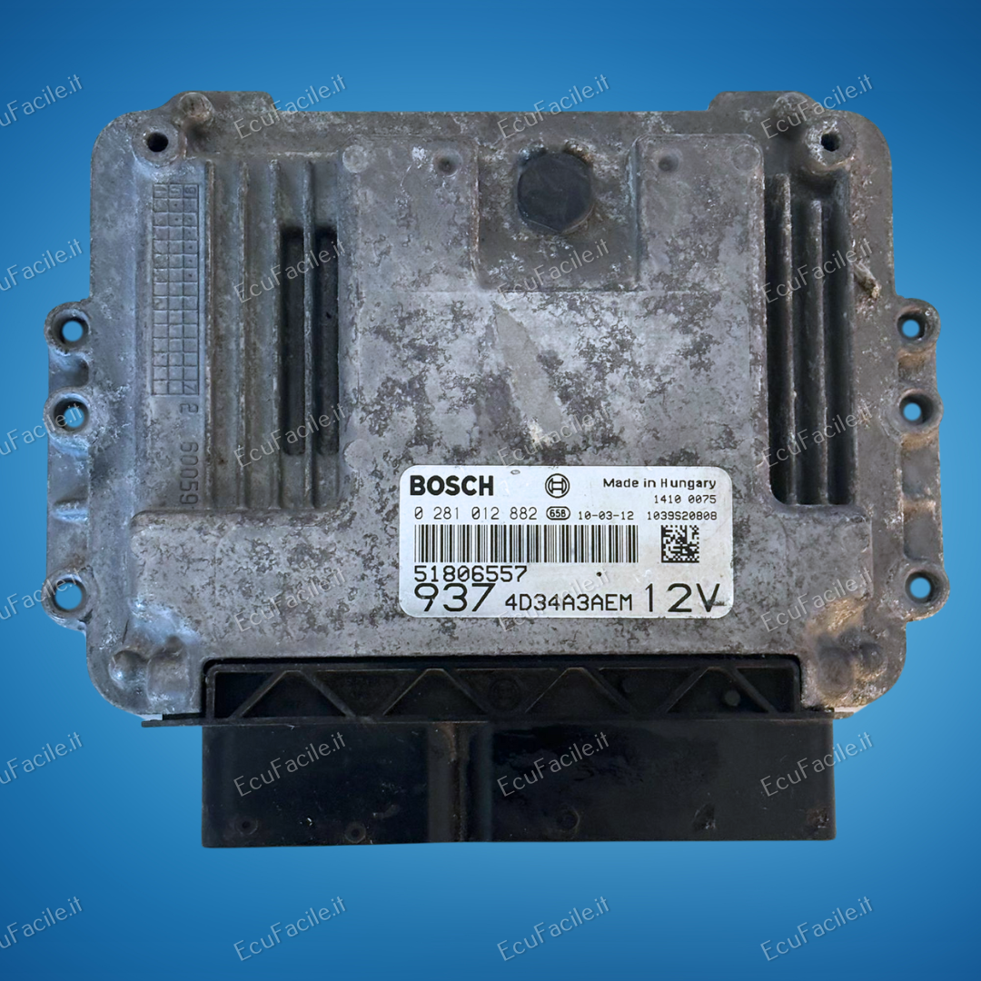 ECU BOSCH ALFA ROMEO 147 1.9 JTDM 0281012882 55206270 EDC 16C39-5.W4