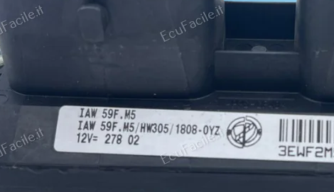 Ecu motore fiat punto lancia ypsilon 1.2 IAW 59F.M5 / WH305 / 1808-0YZ