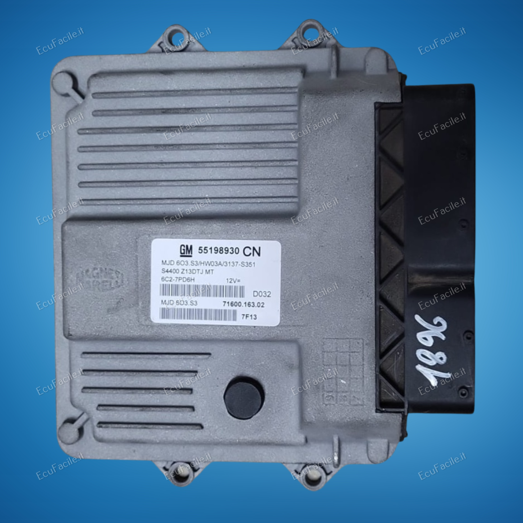 ECU CENTRALINA OPEL CORSA D 1.3 55198930 CN HW03A MJD603.S3 3137-S351