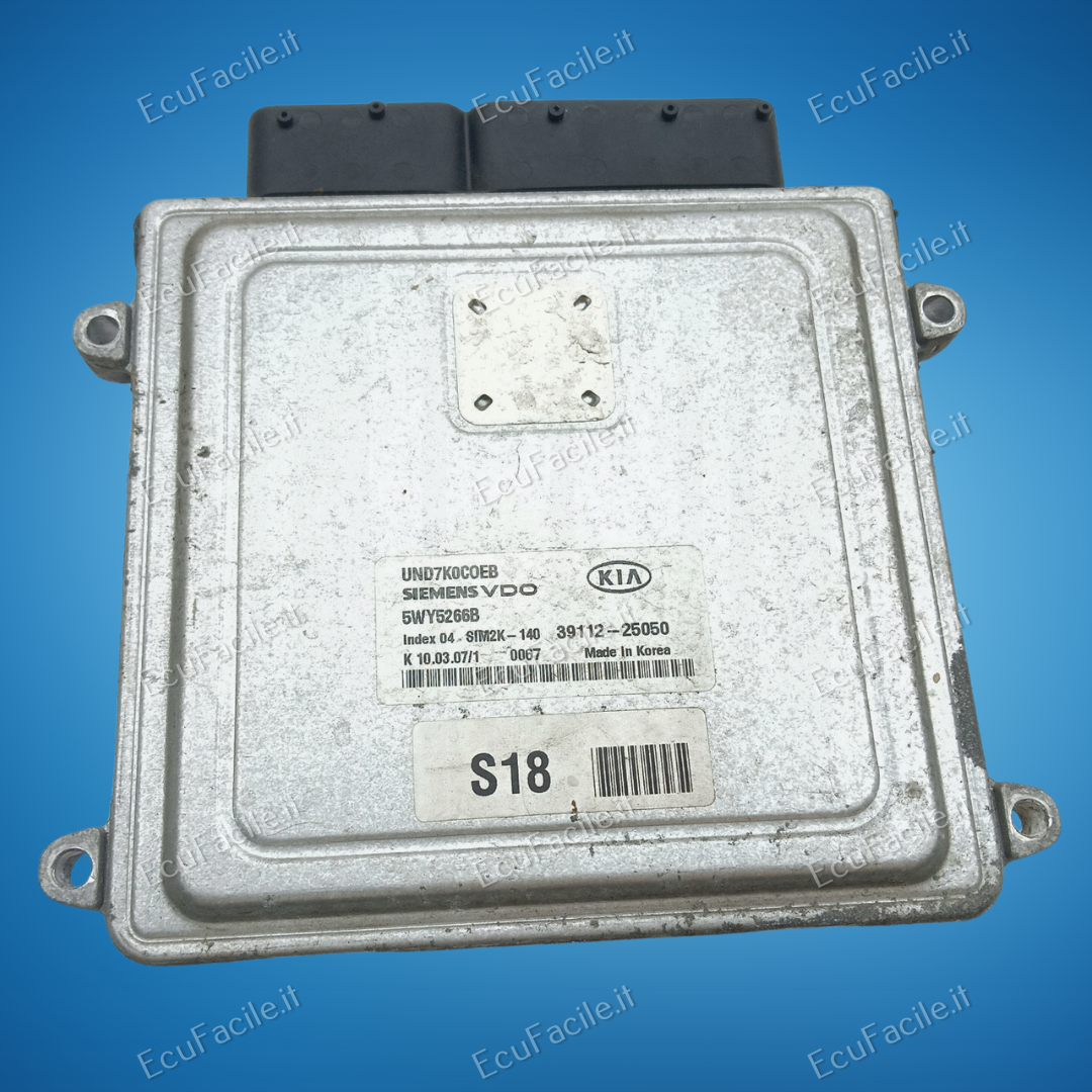 ECU KIA CARENS III 2.0 16V VDO 5WY5266A 39112-25050 SIM2K-140