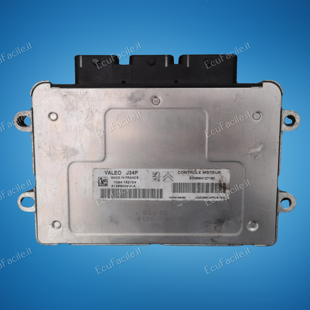 ECU CITROEN C2 C3 1.1 J34P SW9664127180 HW9651696680 21586048-9 A 215860489A