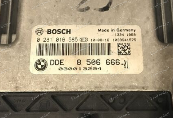 ECU Mini Cooper 1.6D 0281016585 DDE8506666 0281016585 EDC 17C50-3.11