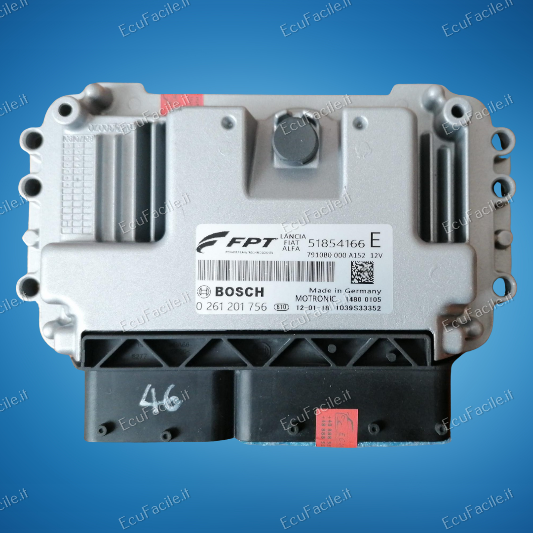 ECU ME7 9.10 FIAT 500 ABARTH 1.4 0261201756 51832948H 51854166E