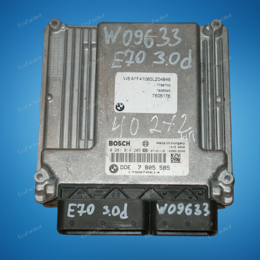 ECU BMW X5 E70 0281014205 DDE 7805585 330D EDC16CP35
