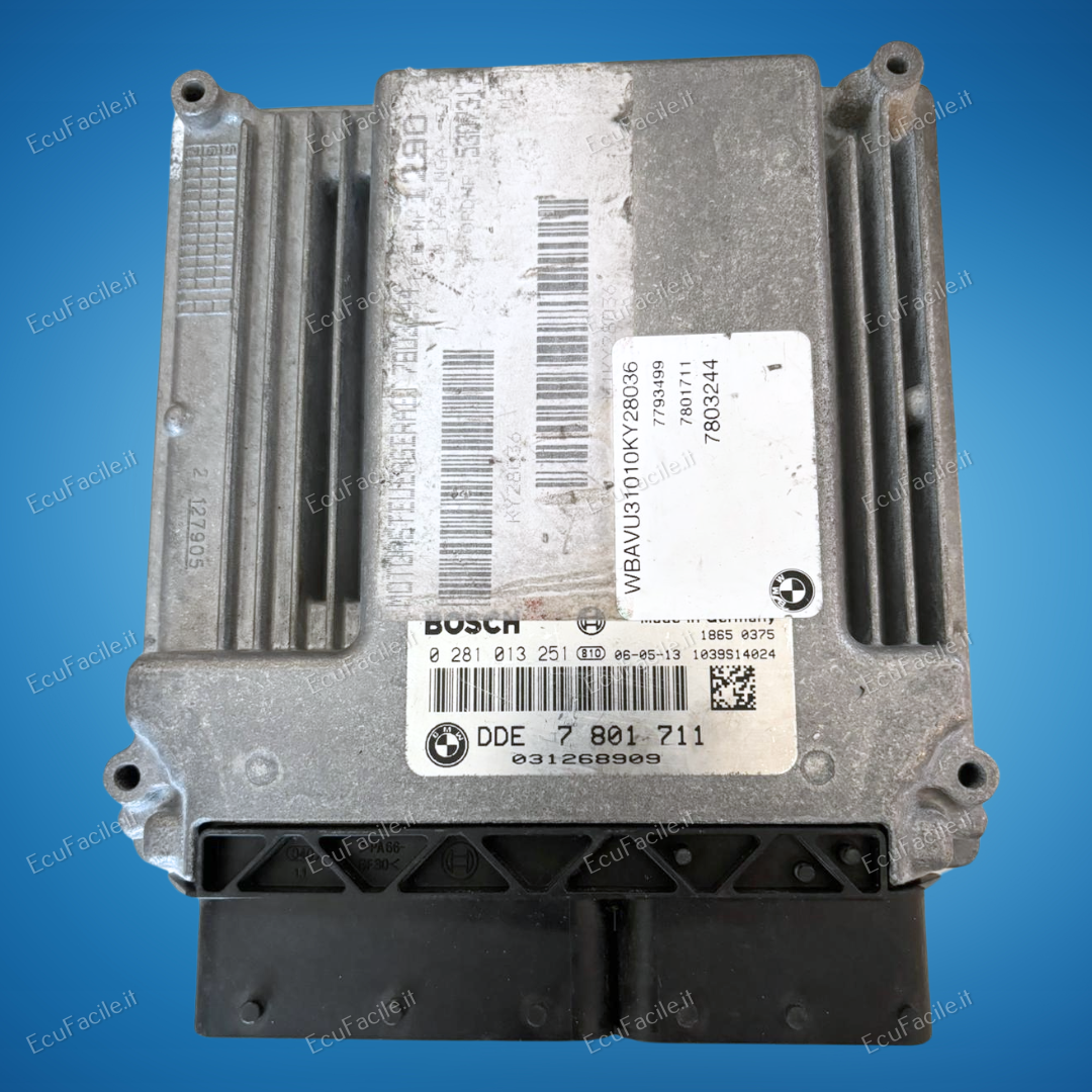 ECU BMW E60 E61 E90 Bosch 0281013251 DDE7801711 EDC16C35