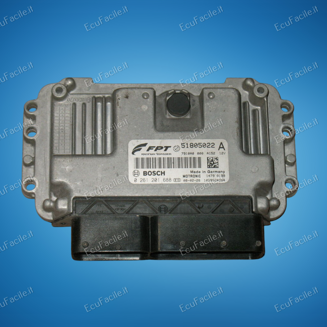 ECU Fiat Bravo II 1.4 T-Jet 88kW Bosch ME7.9.10 0261201688 51805022 51842535C
