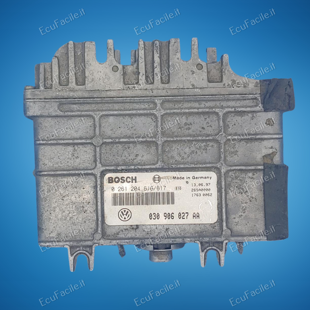 Centralina ECU Motore VW Polo 1.4 | BOSCH Motronic | 0261204616/617 | 030906027AA | 26SA0000