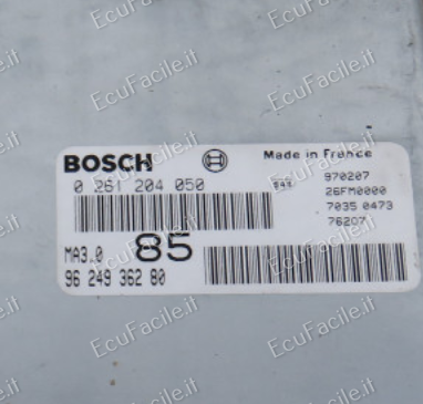 ECU Citroen Saxo AX / Peugeot 106 1.0 0261204050 9624936280 MA3.0