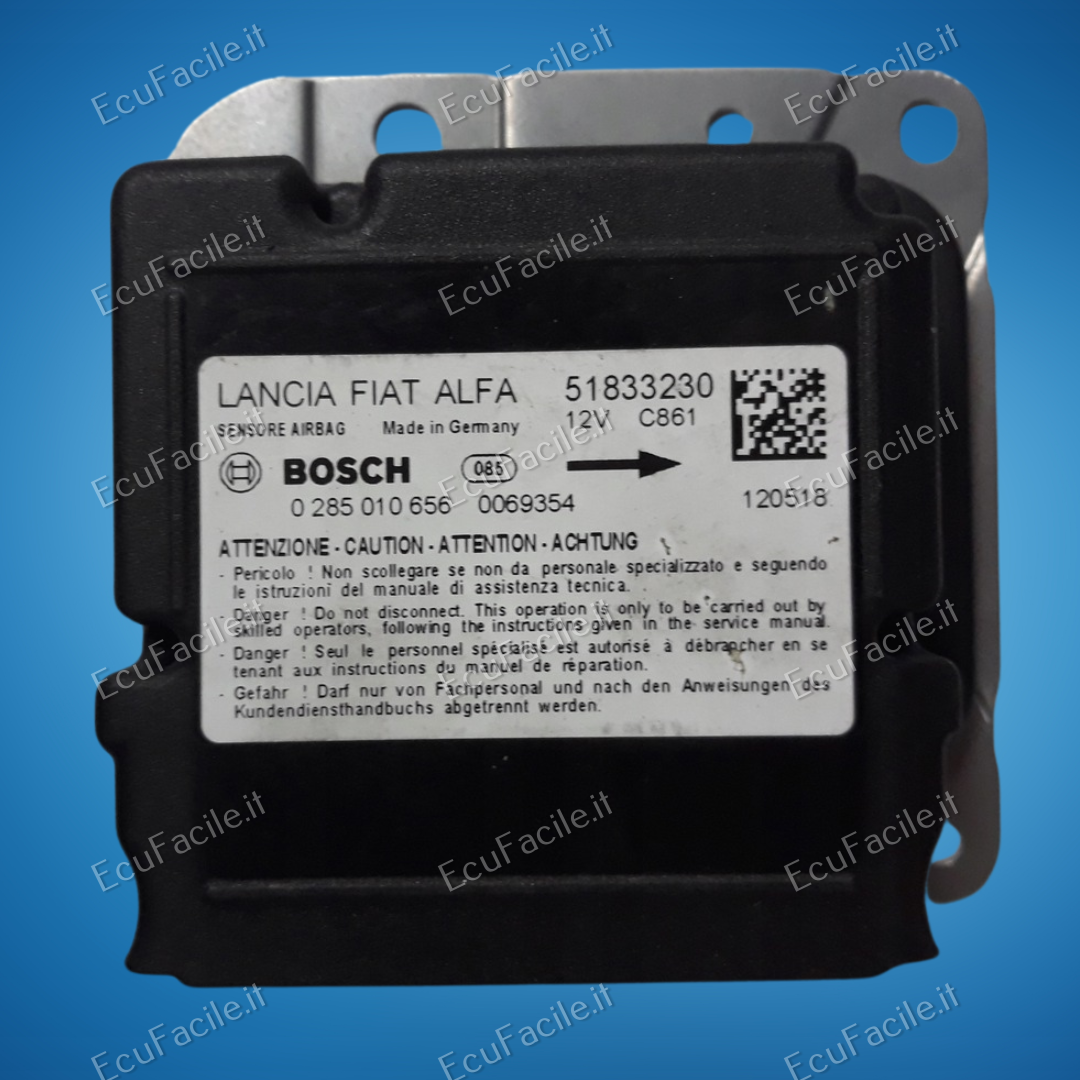 Lancia Ypsilon CENTRALINA AIRBAG cod. 51833230 0285010656