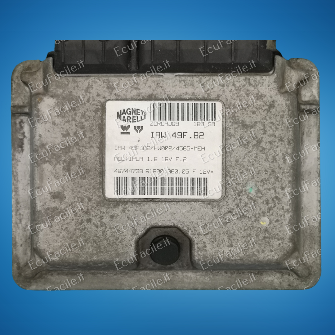 Ecu centralina fiat multipla 1.6 16v iaw 49f.b2 46744738