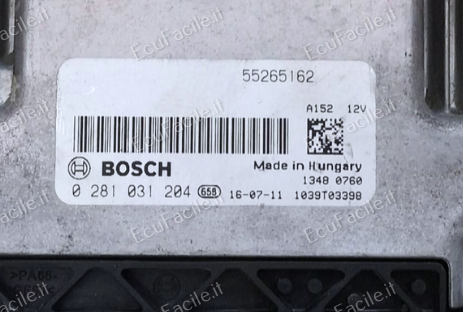 ECU JEEP RENEGADE FIAT DOBLO 500X 0281031204 55265162 EDC 17C69-3.62