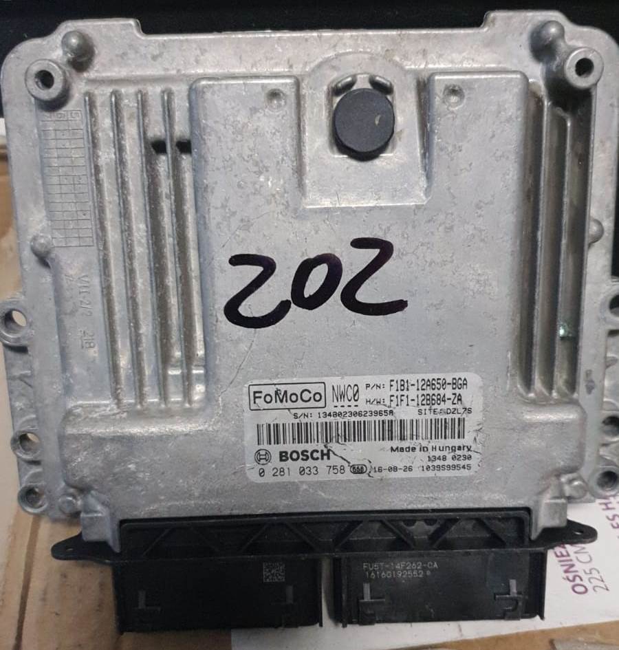 ECU FORD FOMOCO 0281033758 NWCO F1B1-12A650-BGA F1F1-12B684-ZA
