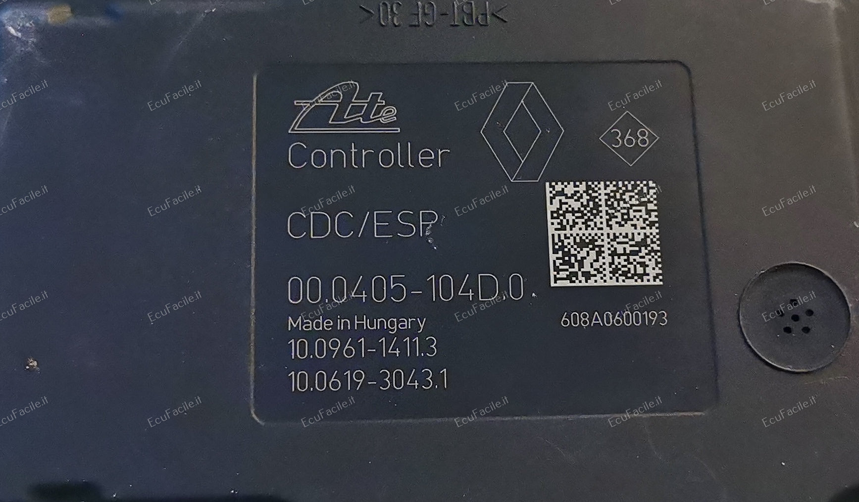 ECU ABS RENAULT MEGANE ATE 476608247R 10021203404 000405104D0