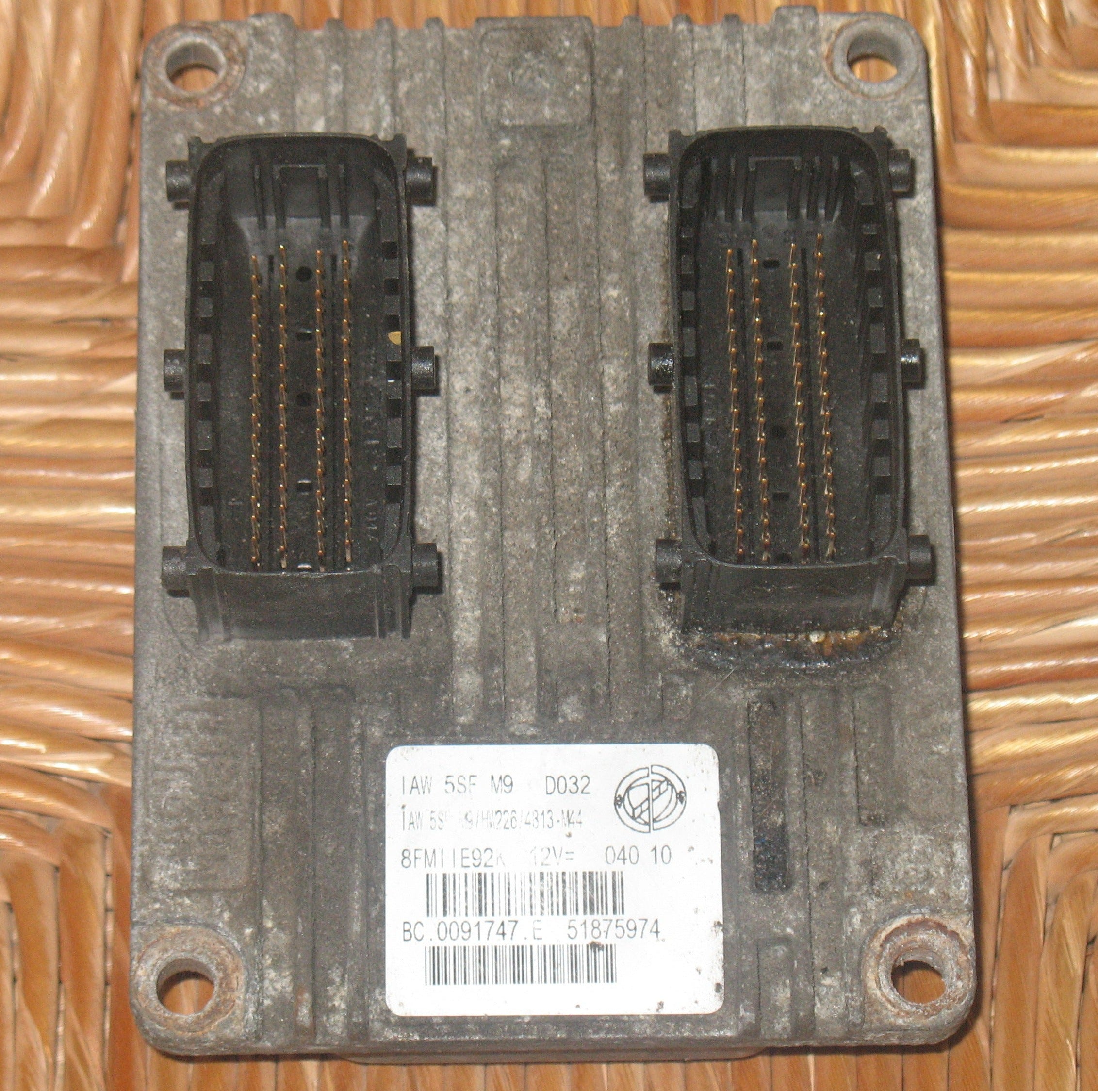 CENTRALINA INIEZIONE MOTORE LANCIA Y 1.4 12v 51875974 IAW 5SF.M9 HW226 4813-M44