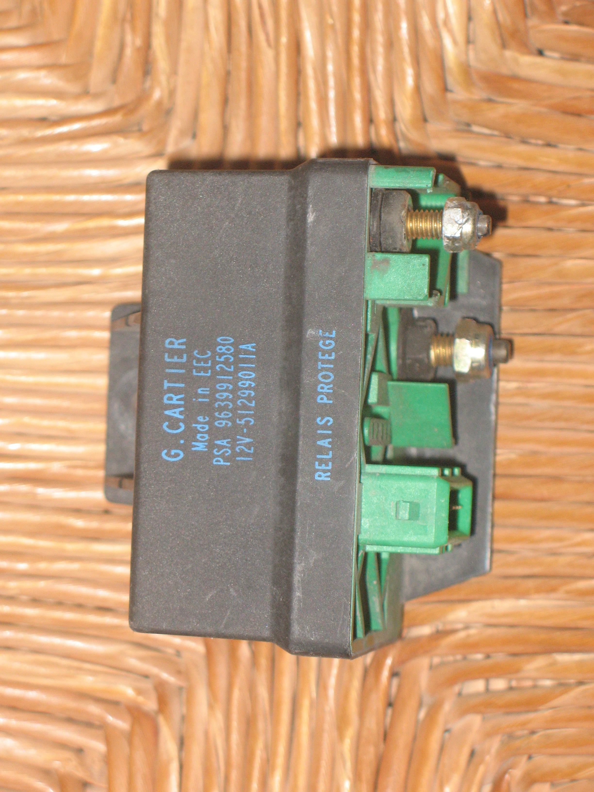 PEUGEOT 206 (2001) 1.9 DIESEL 51KW 5P CENTRALINA PRERISCALDAMENTO CANDELETTE 9639912580