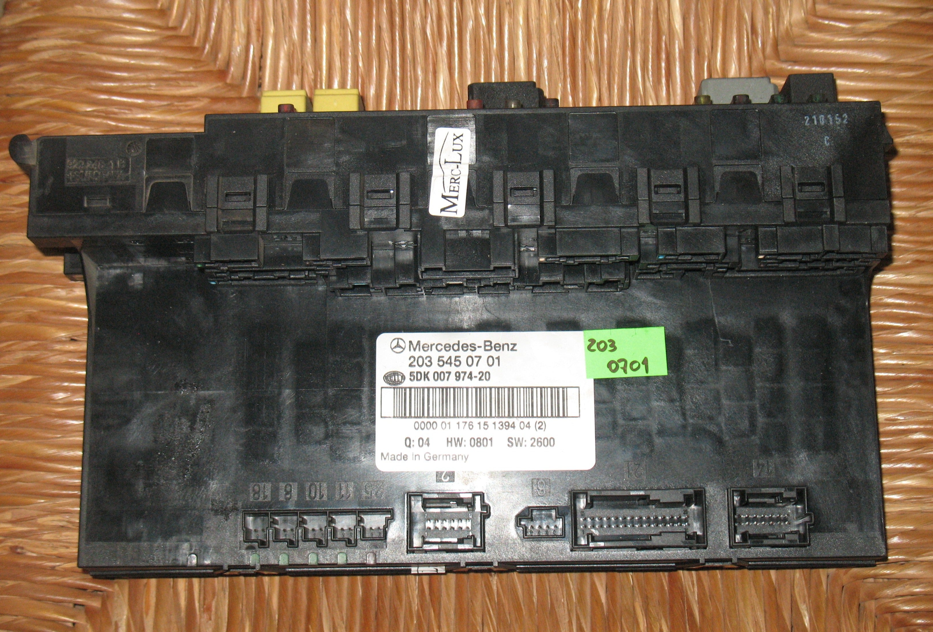 Body Computer Mercedes Classe C W203 A2035450701 COD 09705 5DK007974-20