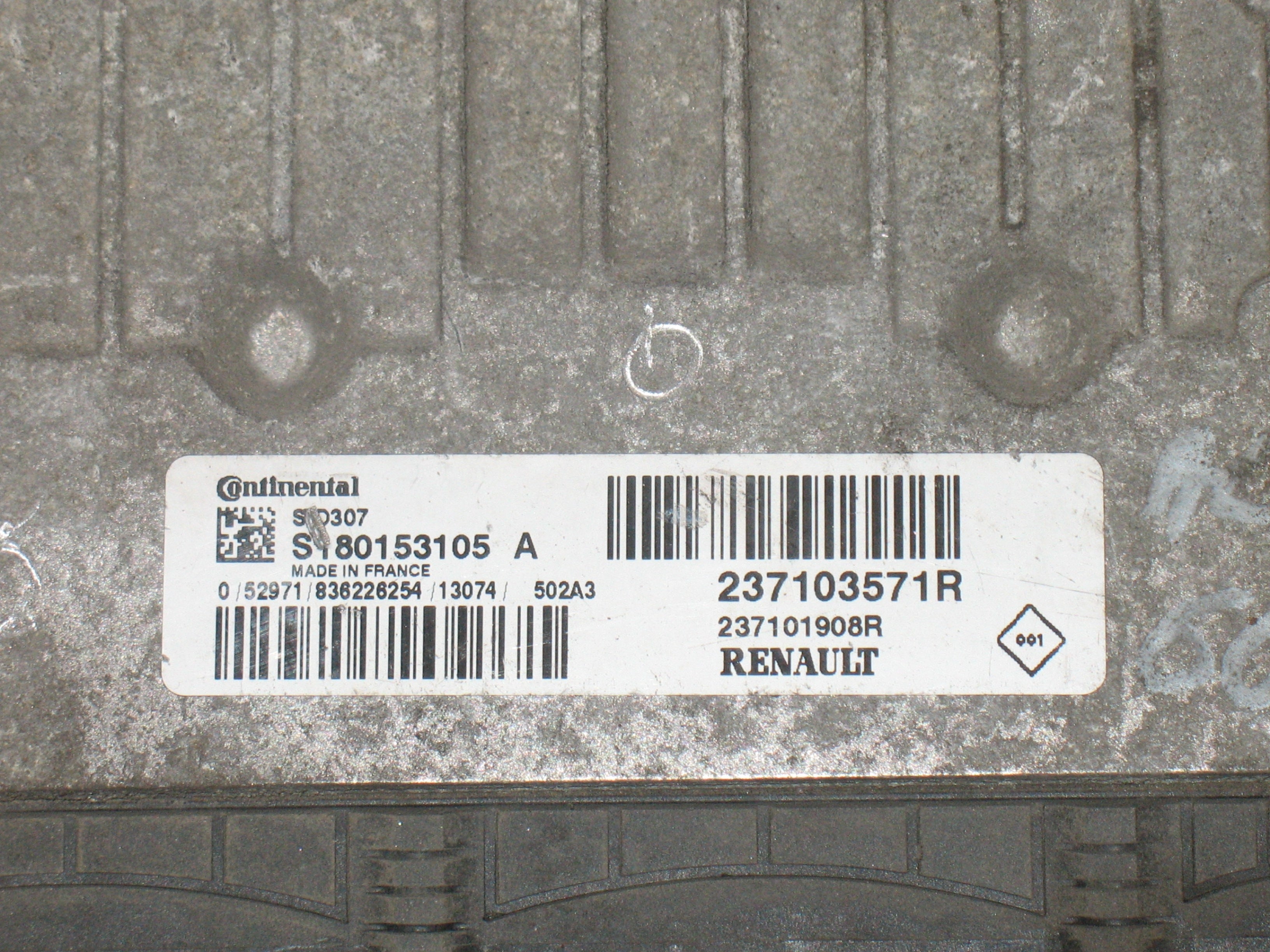 CENTRALINA MOTORE RENAULT MEGANE S180153105A 237103571R SID307 continental