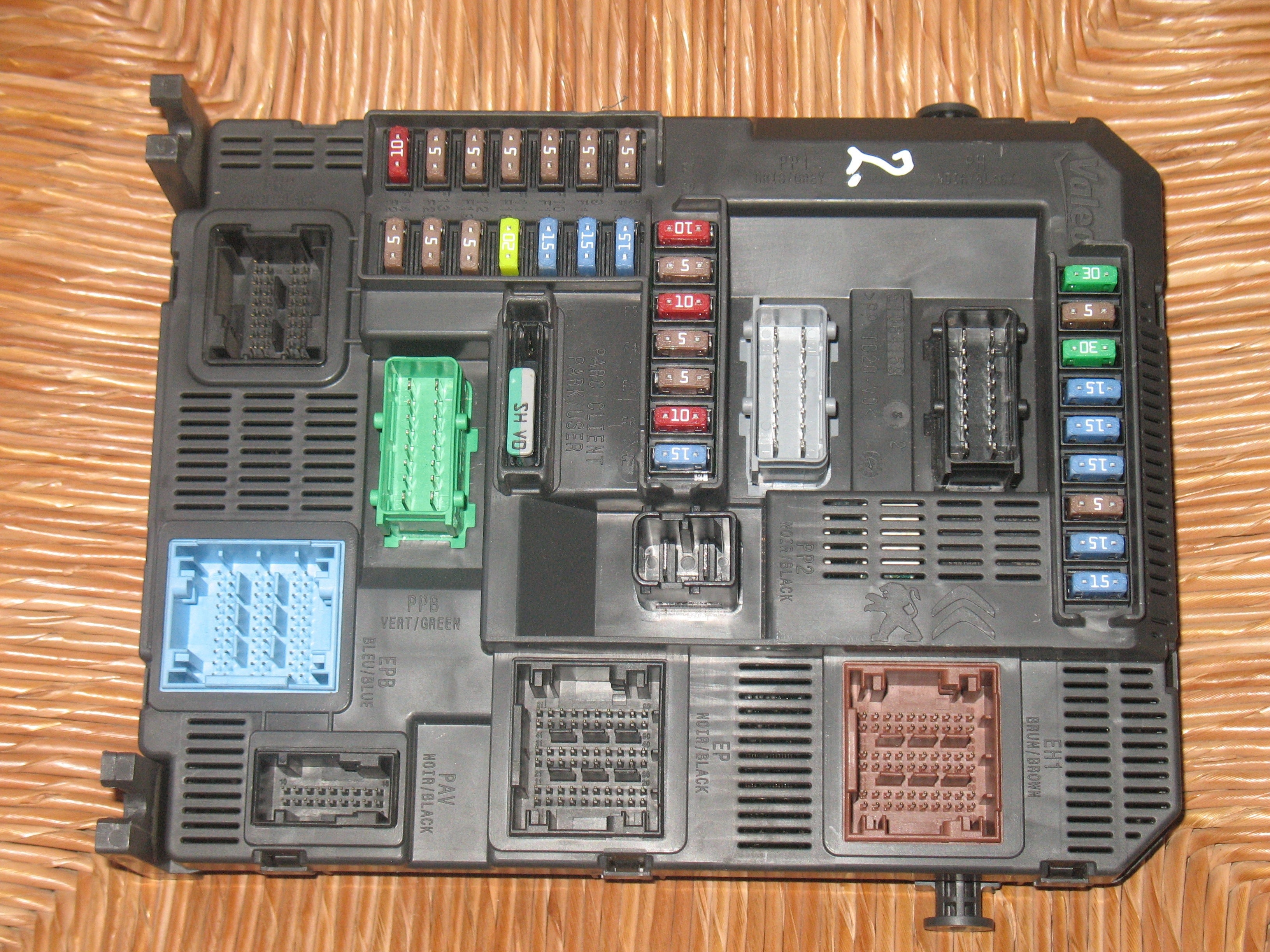 BSI PEUGEOT 208 Valeo N02-00 9807531680 BODY COMPUTER